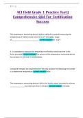 ACI Field Grade 1 Practice Test &vert; Comprehensive Q&A For Certification Success