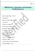 NR226 Exam 2 Questions with Detailed  Verified Answers