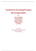 Accounting Principles 8th Canadian Edition Test Bank 2025 Edition By Jerry Weygandt&comma; Donald Kieso&comma; Paul Kimmel&comma; Barbara Trenholm&comma; Valerie Warren&comma; Lori Novak 
