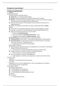 Biologische psychologie I: samenvatting (RUIM GESLAAGD!) 