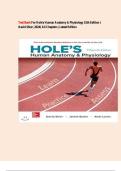 Test Bank For Hole's Human Anatomy & Physiology 15th Edition &lpar; David Shier&comma; 2024&rpar; All Chapters &vert; Latest Edition