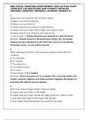 NRA Pistol Shooting Exam 2025 &ndash; Complete 150 Verified Questions with Correct Answers and Explanations &vert; Firearm Safety & Range Operations