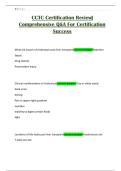 CCTC Certification Review&vert; Comprehensive Q&A For Certification Success