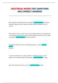 Electrical NCCER Test Questions and Correct Answers &ndash; Complete Electrician Certification Study Guide