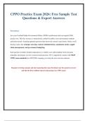 CPPO Practice Test 2026&colon; Free Questions & Answers