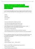 NURS 345 Exam 3 Study Guide Questions and Actual Answers 2025-2026 Edition&period;