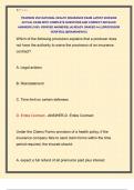 PEARSON VUE NATIONAL HEALTH INSURANCE EXAM LATEST 2025&sol;2026  ACTUAL EXAM WITH COMPLETE QUESTIONS AND CORRECT DETAILED  ANSWERS &lpar;100&percnt; VERIFIED ANSWERS&rpar; &vert;ALREADY GRADED A&plus;&vert; &vert;&vert;PROFESSOR  VERIFIED&vert;&vert; &vert;&vert;BRANDNEW&excl;&excl;&excl;&vert;&vert;