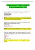 Comprehensive ATI Fundamentals Proctored Exam Prep 2025 