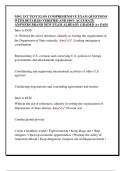 MSG TEST 1 ELO COMPREHENSIVE EXAM QUESTIONS  WITH DETAILED VERIFIED AND 100&percnt; ACCURATE  ANSWERS BRAND NEW EXAM ALREADY GRADED A&plus; PASS