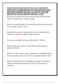 MOSBY REVIEW QUESTIONS FOR X-RAY EQUIPMENT  OPERATION COMPREHENSIVE EXAM QUESTIONS WITH  DETAILED VERIFIED AND 100&percnt; ACCURATE ANSWERS  BRAND NEW EXAM ALREADY GRADED A&plus; PASS 