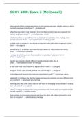 SOCY 1000&colon; Exam 1 &lpar;McConnell&rpar;