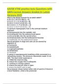 AAVSB VTNE practice tests Questions with 100&percnt; Correct Answers Graded A&plus; Latest Versions 2025