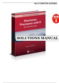 Solution Manual for Stochastic Processes with R&colon; An Introduction&comma; 1st Edition by Olga Korosteleva &vert; Complete Solutions and Explanations