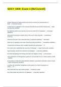 SOCY 1000&colon; Exam 4 &lpar;McConnell&rpar;