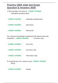 Practice QMA state test Exam Question & Answers 2025&period;docx