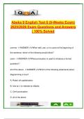 Abeka English 9 &vert; Test 6 &ndash; 2025&sol;2026 &vert; 100&percnt; Solved &vert; 9th Grade Grammar&comma; Sentence Structure&comma; Literature & Usage &vert; Christian Curriculum