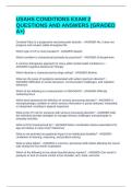 USAHS CONDITIONS EXAM 2 QUESTIONS AND ANSWERS &lpar;GRADED A&plus;&rpar;