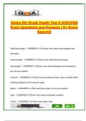 Abeka Health 9 &vert; Test 6 &ndash; 2025&sol;2026 &vert; 70&plus; Solved Questions &vert; Body Systems&comma; First Aid&comma; Drug Awareness&comma; Medical Terms &vert; Christian Curriculum