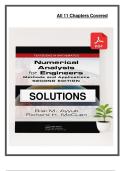 Solution Manual for Numerical Analysis for Engineers&colon; Methods and Applications&comma; 2nd Edition by Bilal M&period; Ayyub & Richard H&period; McCuen &vert; Complete Solutions and Worked Examples