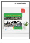 Solution Manual for Traffic Engineering&comma; 5th Edition by Roger P&period; Roess&comma; Elena S&period; Prassas & William R&period; McShane &vert; Complete Worked Solutions and Explanations