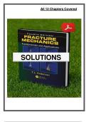 Solutions Manual for Fracture Mechanics&colon; Fundamentals and Applications&comma; 4th Edition by Ted L&period; Anderson &vert; Complete Worked Solutions and Explanations
