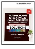 Solutions Manual for Random Signals and Noise&colon; A Mathematical Introduction&comma; 1st Edition by Shlomo Engelberg &vert; Complete Worked Solutions and Explanations