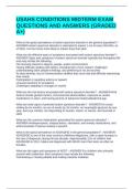USAHS CONDITIONS MIDTERM EXAM QUESTIONS AND ANSWERS &lpar;GRADED A&plus;&rpar;