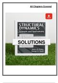 Solutions Manual for Structural Dynamics Concepts and Applications 1st Edition by Busby