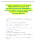 LIFE CARE PLANNING CERTIFICATION  EXAM STUDY GUIDE 2025&sol;2026  ACCURATE QUESTIONS AND VERIFIED  CORRECT SOLUTIONS WITH RATIONALES  &vert;&vert; 100&percnt; GUARANTEED PASS  <RECENT VERSION> 