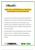 LADC Exam Questions &lpar;300&plus;&rpar; &vert; Substance Abuse & Counseling 2025&sol;2026 &vert; Addiction Studies&comma; Pharmacology&comma; Ethics