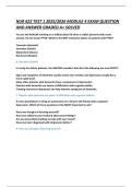 NUR 622 TEST 1 2025&sol;2026 MODULE 4 EXAM QUESTION  AND ANSWER GRADED A&plus; SOLVED