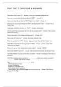 PSAT TEST 1 QUESTIONS & ANSWERS