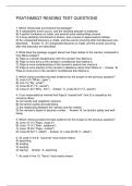 PSAT&sol;NMSQT READING TEST QUESTIONS