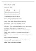 PSAT STUDY GUIDE