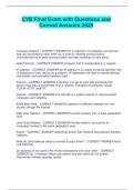 CYB Final Exam with Questions and Correct Answers 2025&period;