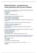 Milady Esthetics- comprehensive exam Questions with Correct Answers