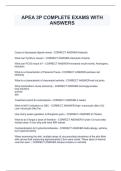 APEA 3P Complete Exam &ndash; 200&plus; Verified NP Questions & Answers &vert; Study Guide 2025