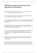 GGH3701 Assignment Revision Test Questions and Answers