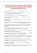 DWI DETECTION AND STANDARDIZED FIELD SOBRIETY TESTING EXAM WITH ALL CORRECT & 100&percnt; VERIFIED ANSWERS&vert;UPDATED TO PASS
