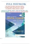 Darby & Walsh Dental Hygiene Theory and Practice Test Bank &lpar;5th Edition&comma; Pieren & Bowen&rpar; &ndash; Verified Questions & Answers 2025&ndash;2026