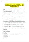 NHTSA SFST EXAM WITH ALL CORRECT & 100&percnt; VERIFIED ANSWERS&vert;ACTUAL COMPLETE EXAM&vert; ALREADY GRADED A&plus;