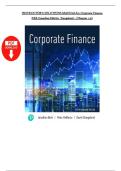 Instructor’s Solutions Manual for Corporate Finance – 5th Canadian Edition (Berk | DeMarzo | Stangeland 2022) | Chapters 1–31 | Verified Answers | Instant Download PDF