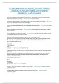 PL-300 EXAM WITH ALL CORRECT & 100&percnt; VERIFIED ANSWERS&vert;ACTUAL COMPLETE EXAM&vert;ALREADY GRADED A&plus; &lpar;JUST RELEASED&rpar;