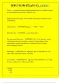 IUPUI K356 EXAM 4 QUESTIONS AND ANSWERS 2025