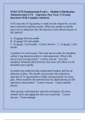 NURS 3270 Fundamentals Evolve -- Module 6 &lpar;Medication Administration LVN  - Injections Post Tests 1-5 Exam&rpar; Questions With Complete Solutions