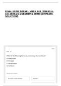 FINAL EXAM DREXEL NURS 548 &lpar;WEEKS 6-10&rpar; 2025&sol;26 QUESTIONS WITH COMPLETE SOLUTIONS