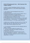 NURS 3270 Fundamentals Evolve -- Mod 9 Questions With Complete Solutions