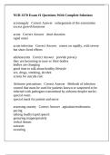 NUR 3270 Exam &num;1 Questions With Complete Solutions