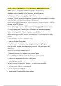MKT 315 Midterm Exam Questions with Correct Answers Latest Update 2025-2026