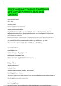 Criminological Theories Final Exam and Correct Answers 2025-2026 Updated&period;